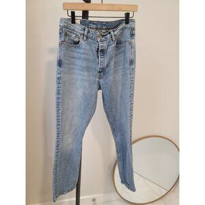 Wies Made Men Jeans 30x29 Sidney Style Button Fly Made USA Premium Denim